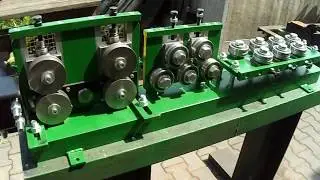 wire straightener  , roll, 12 rolls straightening, double wire feeder,enderezadora del alambre