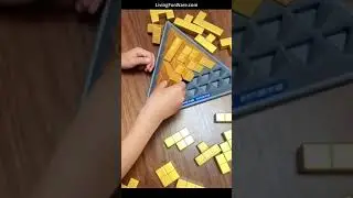 Kids' Space-Thinking Training with Pyramid Building Blocks: Boost Logic and Focus