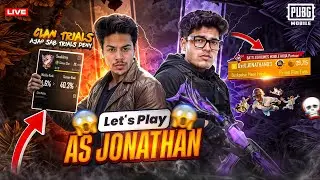 Clan Trials!💀 Ajaooo sb Need Active Players! | Playing As Jonathan | PUBG/BGMI Live🔴