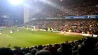 Nottingham Forest's Dexter Blackstock scores a penalty against his former club, Forest 5 - 0 QPR