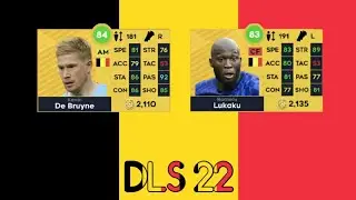 DLS 22|Top 10 Players from Belgium🇧🇪