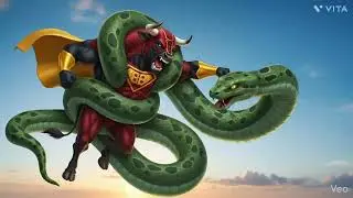 🐶🔥🐉 Dog vs Dragon & Bull | Epic AI Fantasy Fight | Cinematic Battle Scene 2026
