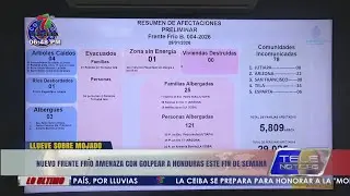 Nuevo frente frío amenaza con golpear a Honduras este fin de semana