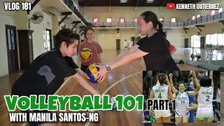 VOLLEYBALL 101 PART 1 with Manilla Santos | MUTKENFLIX EP38