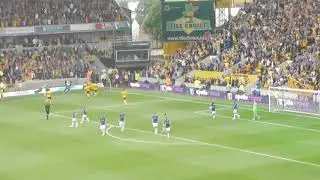 RUBEN NEVES FREE KICK v EVERTON. 11th AUGUST 2018