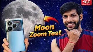 Realme GT 6 Moon Zoom Test 🌕 | Camera Zoom Reality Check 😱