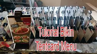 Tutorial Bikin Tentcard Menu || Acrylic Embos
