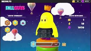 Fall Guys fun run with insane win PS5 video grab livingwiththelockeys