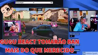 GUGU RP REACT BKINHO CRIANÇA 😱PASSARAM DO LIMITE COM A JUJUBA TOMARAM BAN☠
