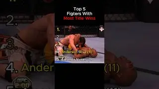 Top 5 Fighters With Most Title Wins