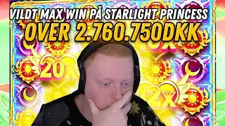 Vildt Max Win P&aring; Starlight Princess | Danske Gambling Highlights #2