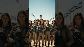 All-Female Military Unit of Israel &ndash; Strength, Unity, and National Pride#shorts #ai #war