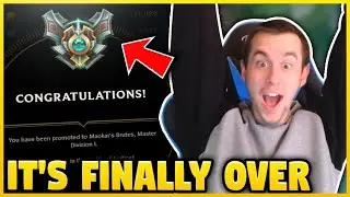 FINALLY GETTING MASTER TIER AFTER 3 YEARS OF CLIMBING (EMOTIONAL ENDING) - League of Legends