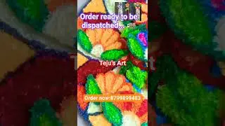 Order ready#mat rangoli#curtain tie#kalash#laxmi paul#trending circle 2x2 ft#sankrant special#viral