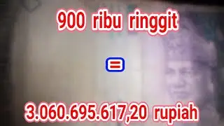 TERJAWAB! 900.000 ringgit berapa rupiah