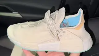 Adidas NMD Human Race Pharrell NERD Chalk White Shoes