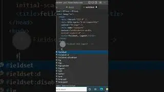 fieldset tag in html & legend tag in html