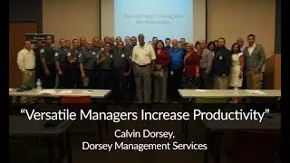 Business Training; Versatile Managers Increase Productivity