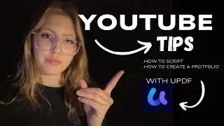 Советы по созданию видео на YouTube | Сценарий + Портфолио | С использованием UPDF