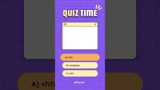HTML Quiz EASY 2