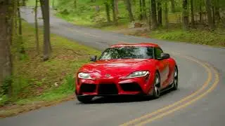 2020 Toyota Supra | Walkaround, Sounds And Driving On The Road (Renaissance Red)