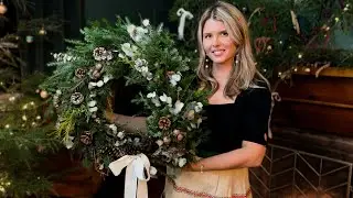Making a Big Woodland Wreath #cottagecore | How to Make a Wreath