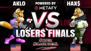 FPS4 Online - OS | Aklo (Fox) vs. EMG | Hax$ (Fox) - Smash Melee Losers Final