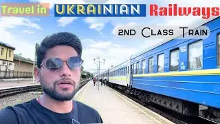 How looks 2nd Class Ukraine Trains ! Journey from Bukovel To Lviv Station 😱