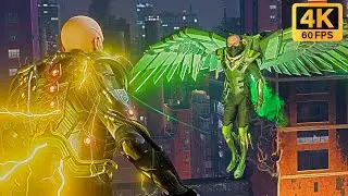 Spider-Man PS5 - 4to jefe: Electro y Vulture en Definitivo sin recibir da&ntilde;o | Audio Espa&ntilde;ol Latino