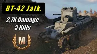 2690 DMG and 5 Kills with BT-42 Jatk. | Empire's Border | World of Tanks | #7