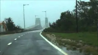 Hurricane Irene Long Island (Brightwaters Canal and Great South Bay Robert Moses Bridge)