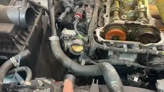 2016 Chevy Colorado failed thermostat bypass tube hose replacement and Water Outlet on 2.5L