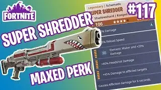 Super Shredder | MAXED PERK | Patch 5.0 News | Fortnite #117