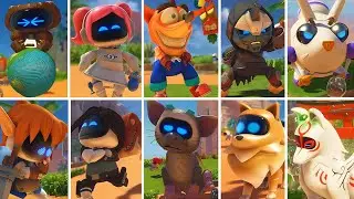 Astro Bot Crash Site All Characters (Including DLC - All 315 Bots)
