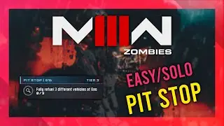Pit Stop (Tier 3) | MW3 Zombies GUIDE | Quick/Solo | MWZ Mission Tutorial