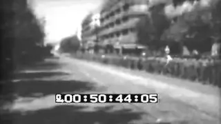 Captured German Guns, Scuttled Ships, Toulon, France, 08/28/1944 (full)