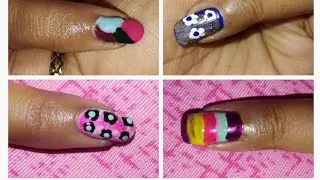 4+ easy nail compailation nail design ideas 💞💡@Deepshreetuber