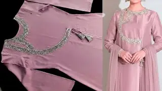 Instagram Viral Dress Design Cutting And Stitching/Trending Cod Set Dress Cutting And Stitching 