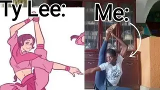 Recreating Ty Lee's flexibility pictures.