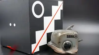 Cube Dolphin Ocean Pollution - Sank Toys Resin