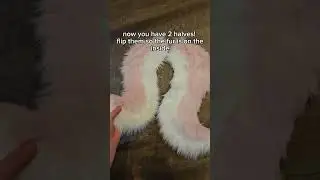 How to make a fursuit tail in under 60 seconds! #fursuit #business #dontflop #etsy #furry