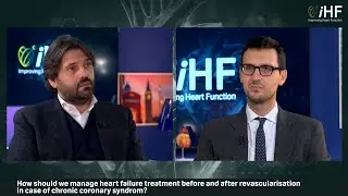 How should we manage heart failure treatment before and after revascularisation in case of CCS?