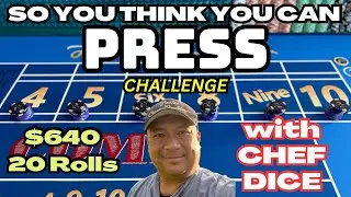 One Word....Unbelievable!  Chef Dice takes on the 20 roll Hawaii Craps Shooters Challenge