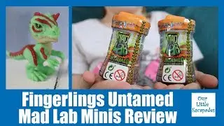 Fingerlings Untamed Mad Lab Minis Unboxing Review - Fingerlings Fingerlings Untamed Surprise Toys