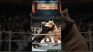 WWF Cat Showdown 🐾⚡ | The Ultimate Furry Face-Off! #shorts #youtubeshorts #ytshorts #reels #video