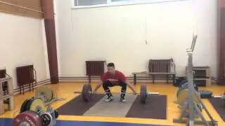 Petr Petrov training before europeans