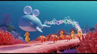 Bubble Whale and the Coral Carnival | Animated Nursery Rhyme & Kids Songs for Toddlers 🌊🐋