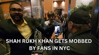 Shah Rukh Khan Steps Out in NYC — Fans Lose Control | NYC DESI एनवाईसी देसी