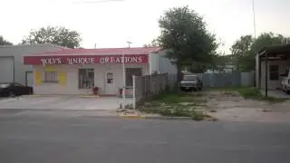 Del Rio, Texas, outside the train station