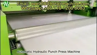 Continuous punching machine | How to punch Crosslink PE Foam